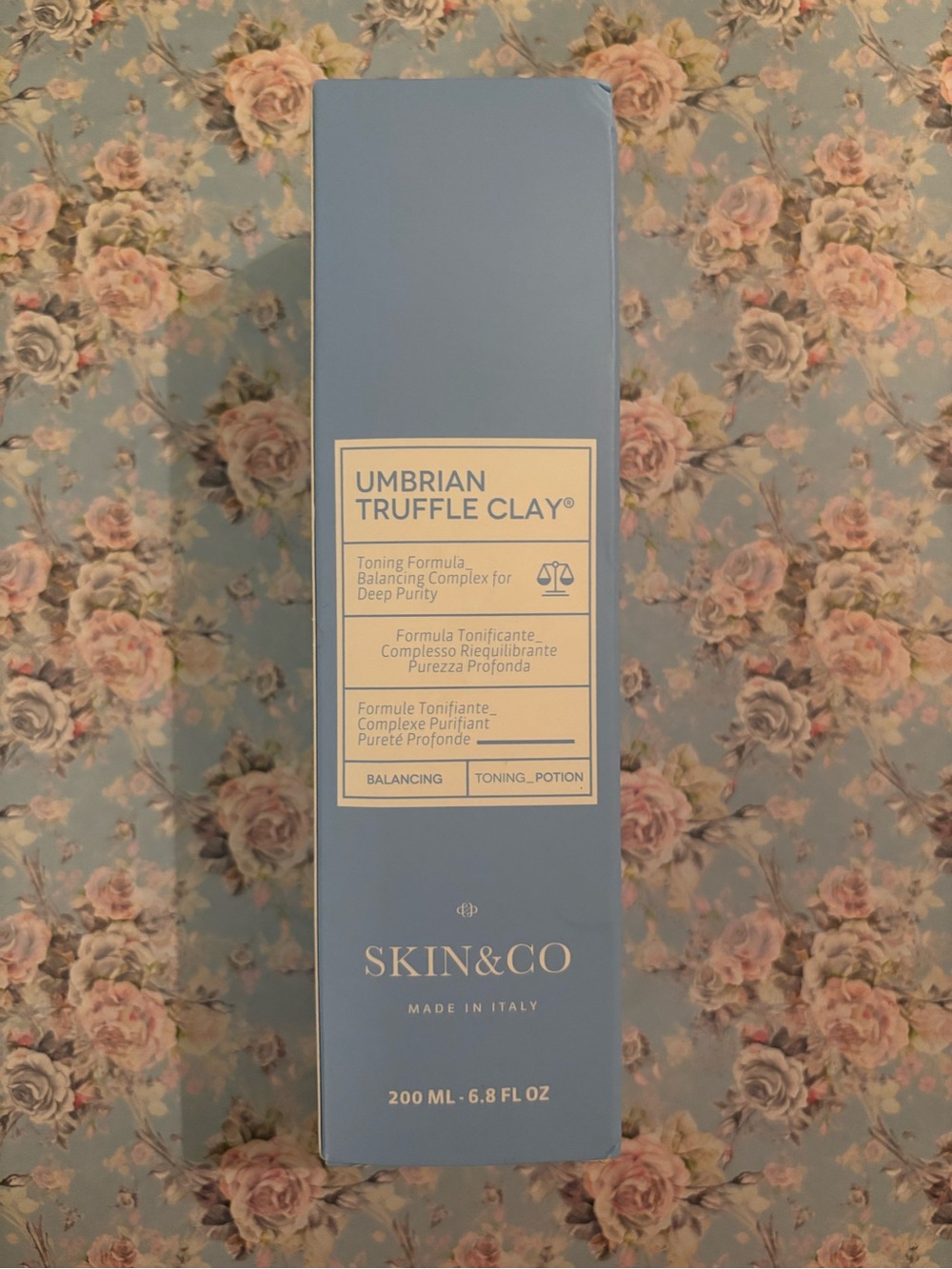 BNIB Skin Umbrian Truffle Clay Toning Potion - Blue